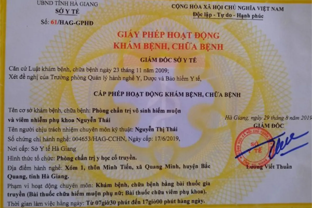 Sự thật về Lương y Nguyễn Thị Thái 60 nha thuoc
