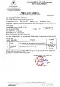 phieu kiem nghiem cao dai trang hg